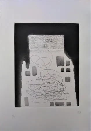 Etching And Aquatint Melotti - Senza titolo