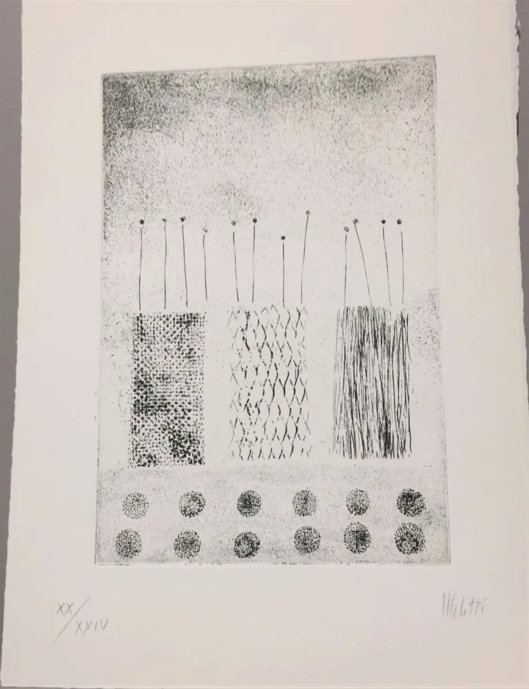 Engraving Melotti - Una Acquaforte