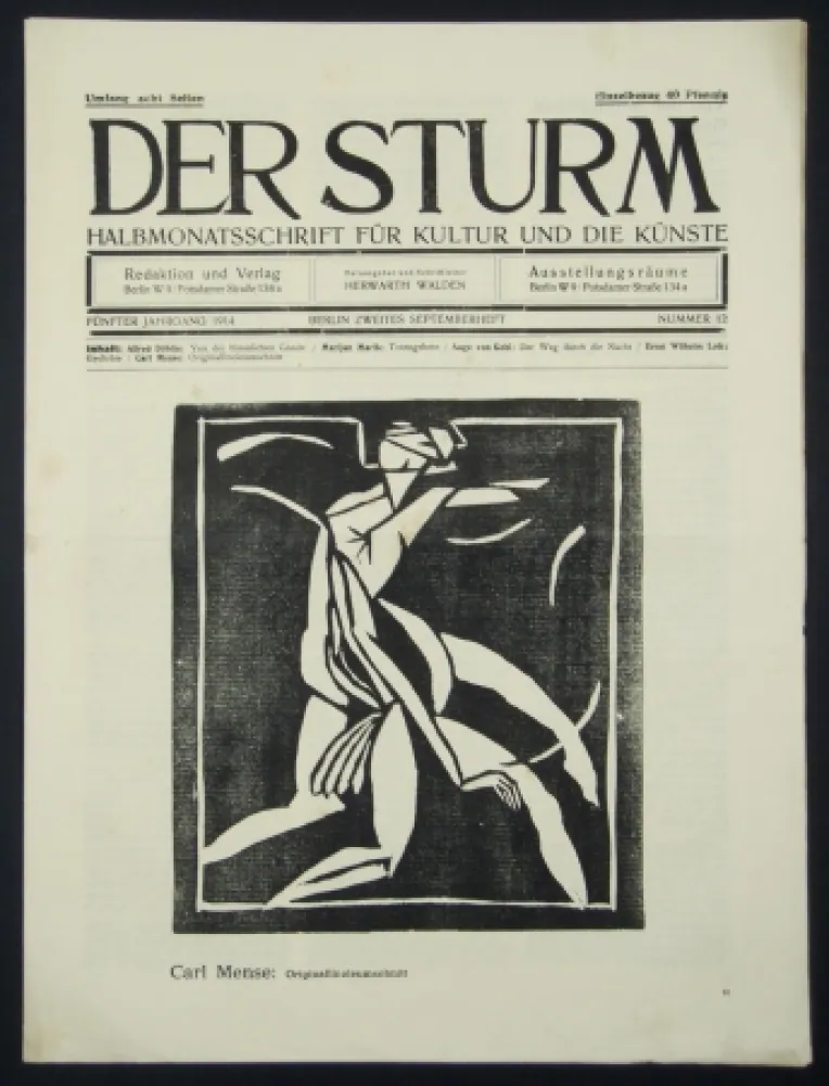 Woodcut Mense - Figur (Figure)