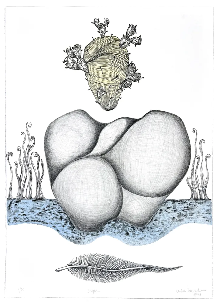 Lithograph Mercado - Origen