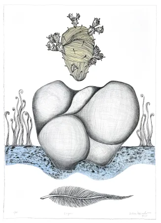 Lithograph Mercado - Origen