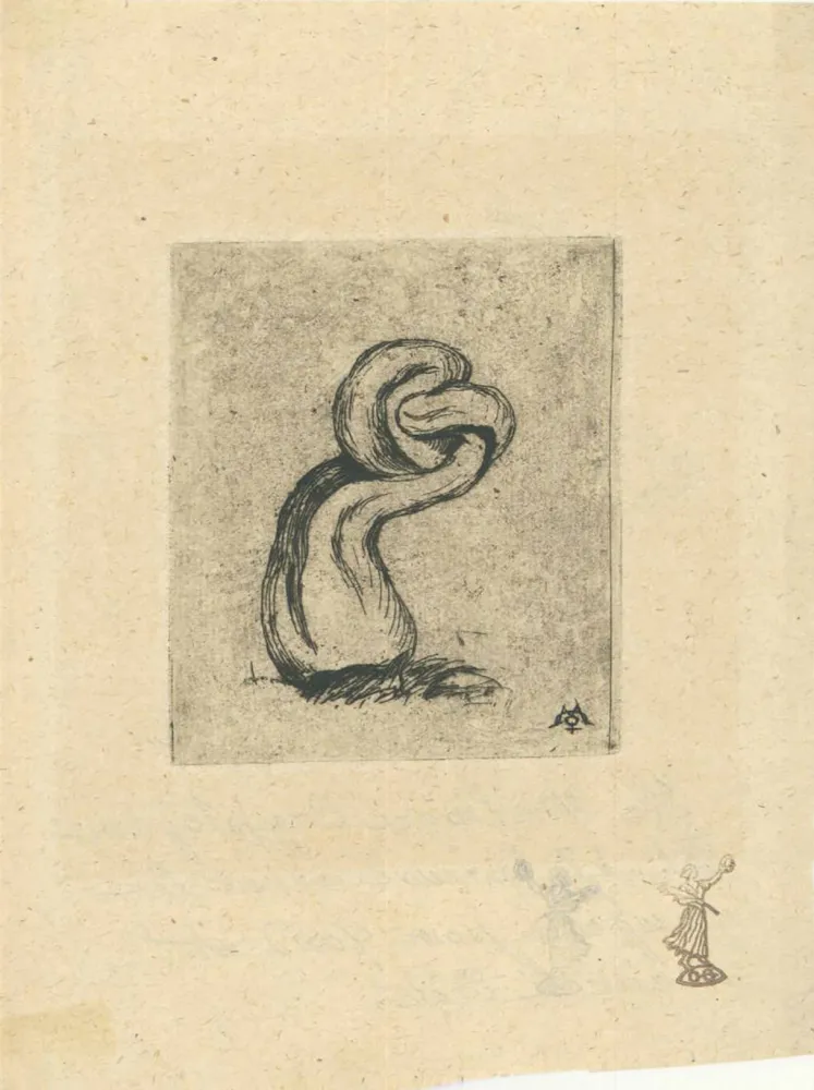 Etching Meryon - Le malingre cryptogame