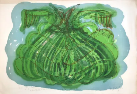 Lithograph Messagier - Gala des collines