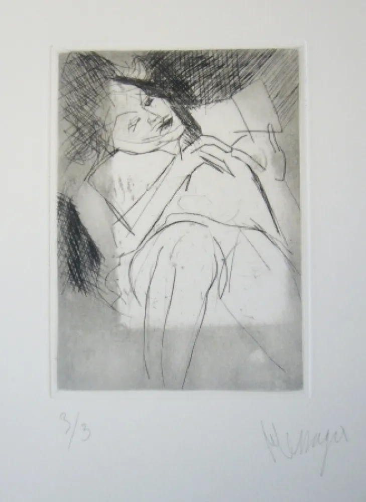 Etching Messagier - Sans titre