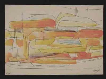 Lithograph Messagier - Sans titre