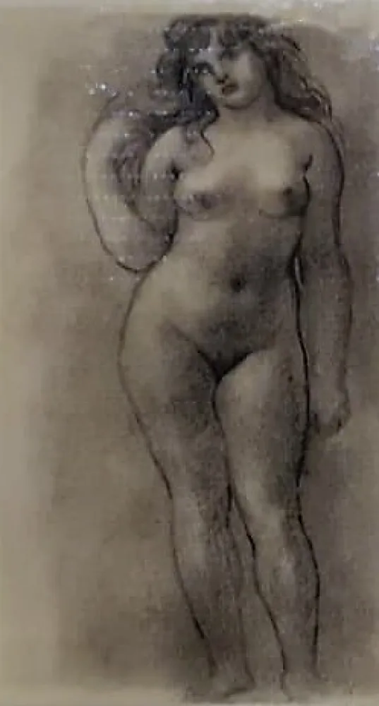 Engraving Messina - Nudo