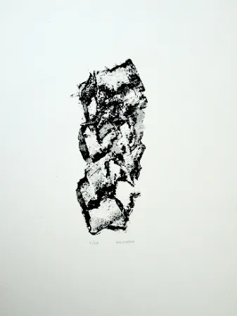 Lithograph Michaux - Composition 114