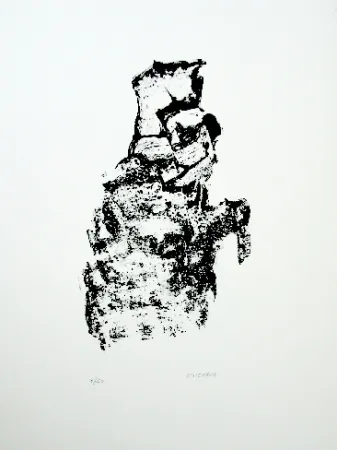 Lithograph Michaux - Composition 115