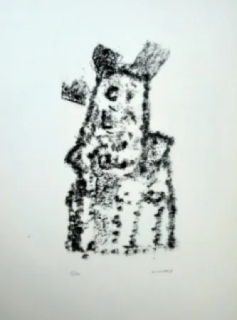 Lithograph Michaux - Composition 116