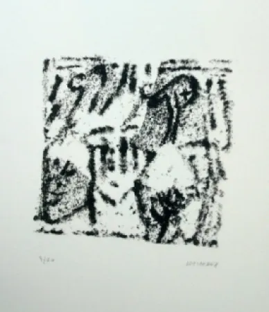 Lithograph Michaux - Composition 119