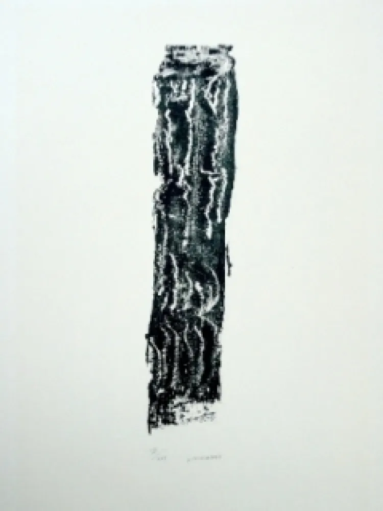 Lithograph Michaux - Composition 124
