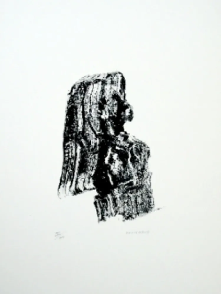 Lithograph Michaux - Composition 125