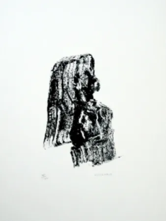 Lithograph Michaux - Composition 125