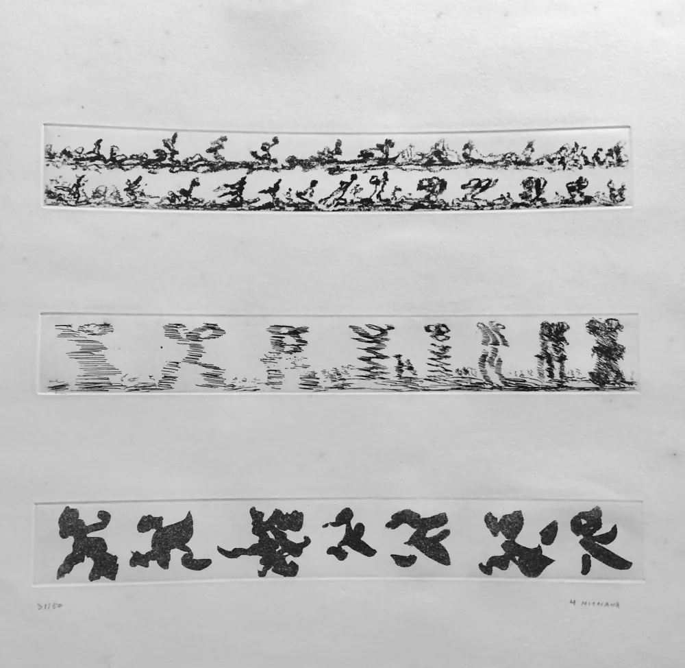 Engraving Michaux - Composition