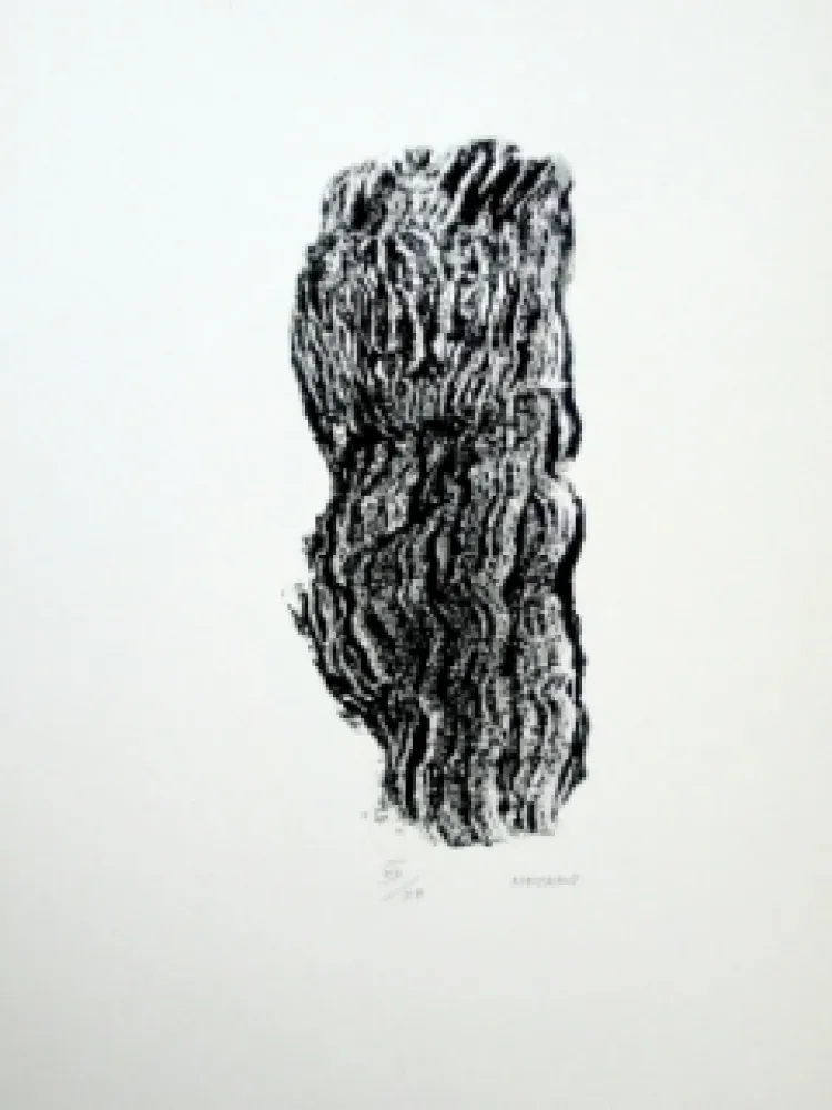 Lithograph Michaux - Compostion 127