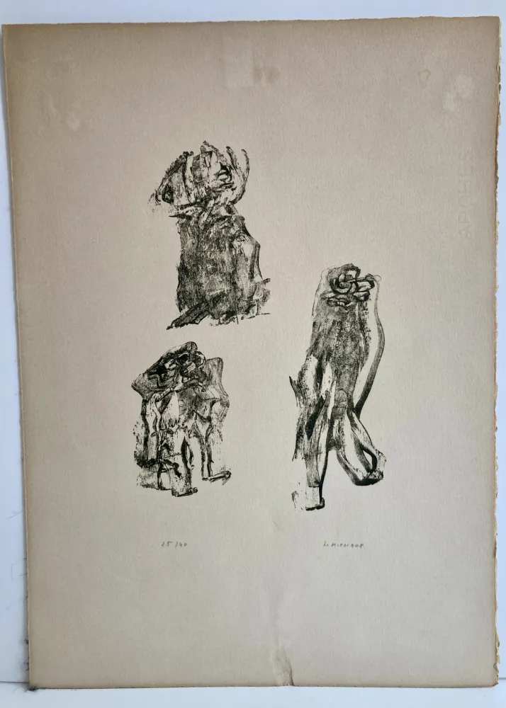 Lithograph Michaux - Lithographie signée et numérotée