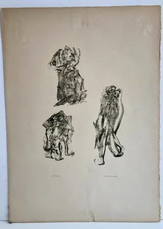 Lithograph Michaux - Lithographie signée et numérotée