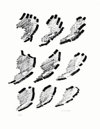 Lithograph Michaux - Par la voie des rythmes