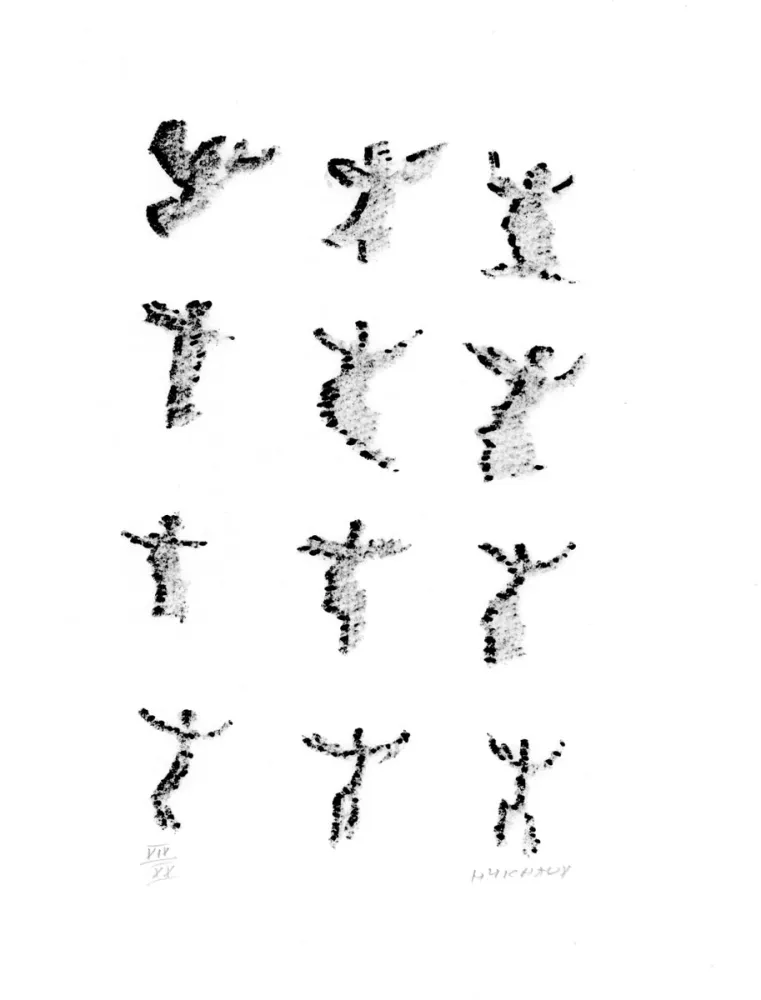 Lithograph Michaux - Par la voie des rythmes