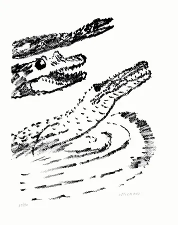 Lithograph Michaux - Par la voie des rythmes