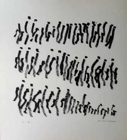 Lithograph Michaux - Par la voie des rythmes 157
