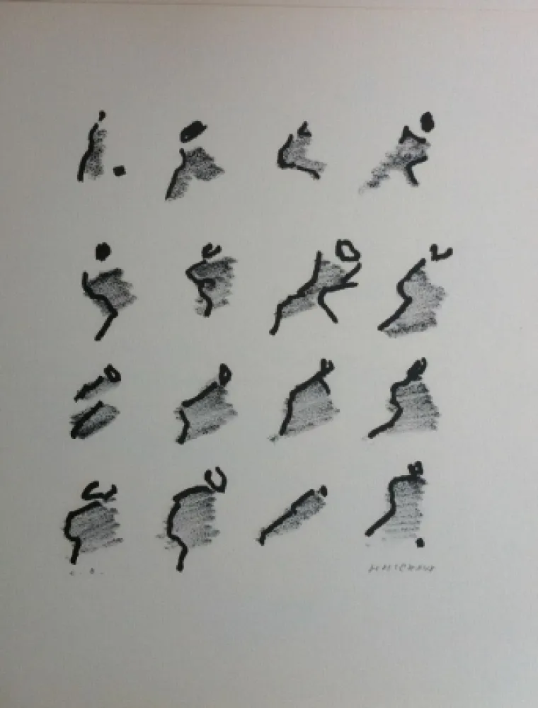 Lithograph Michaux - Par la voie des rythmes 159