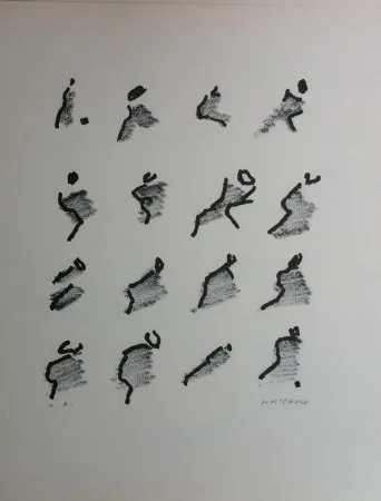 Lithograph Michaux - Par la voie des rythmes 159