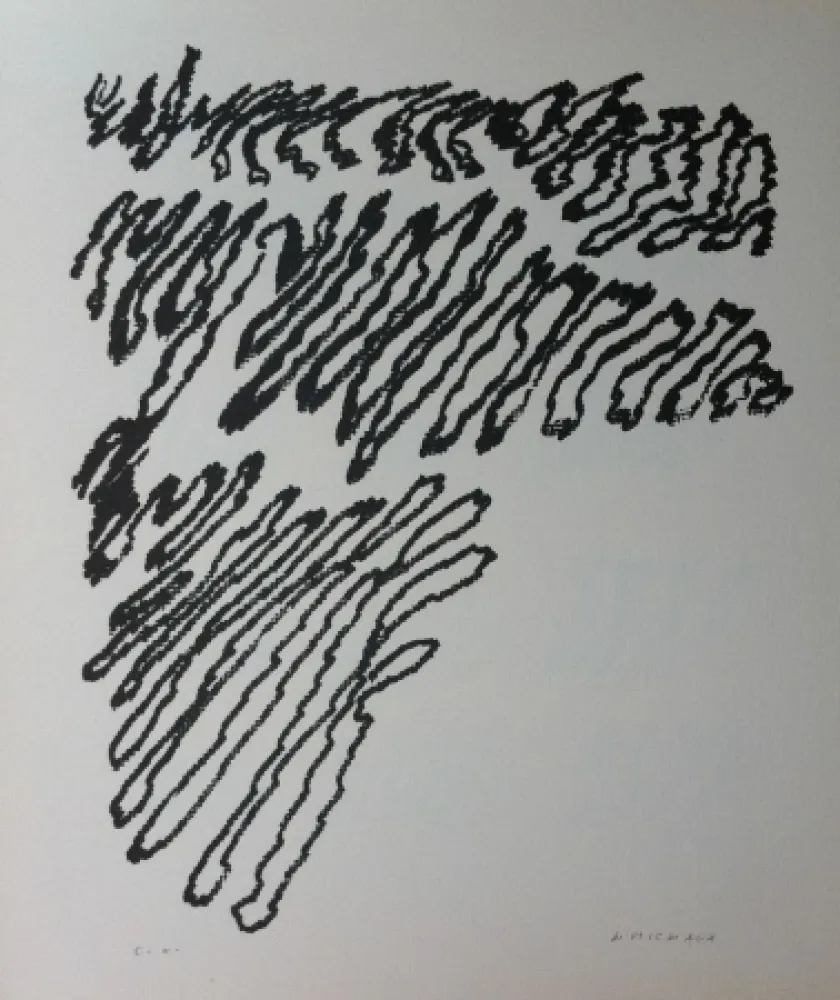 Lithograph Michaux - Par la voie des rythmes 163