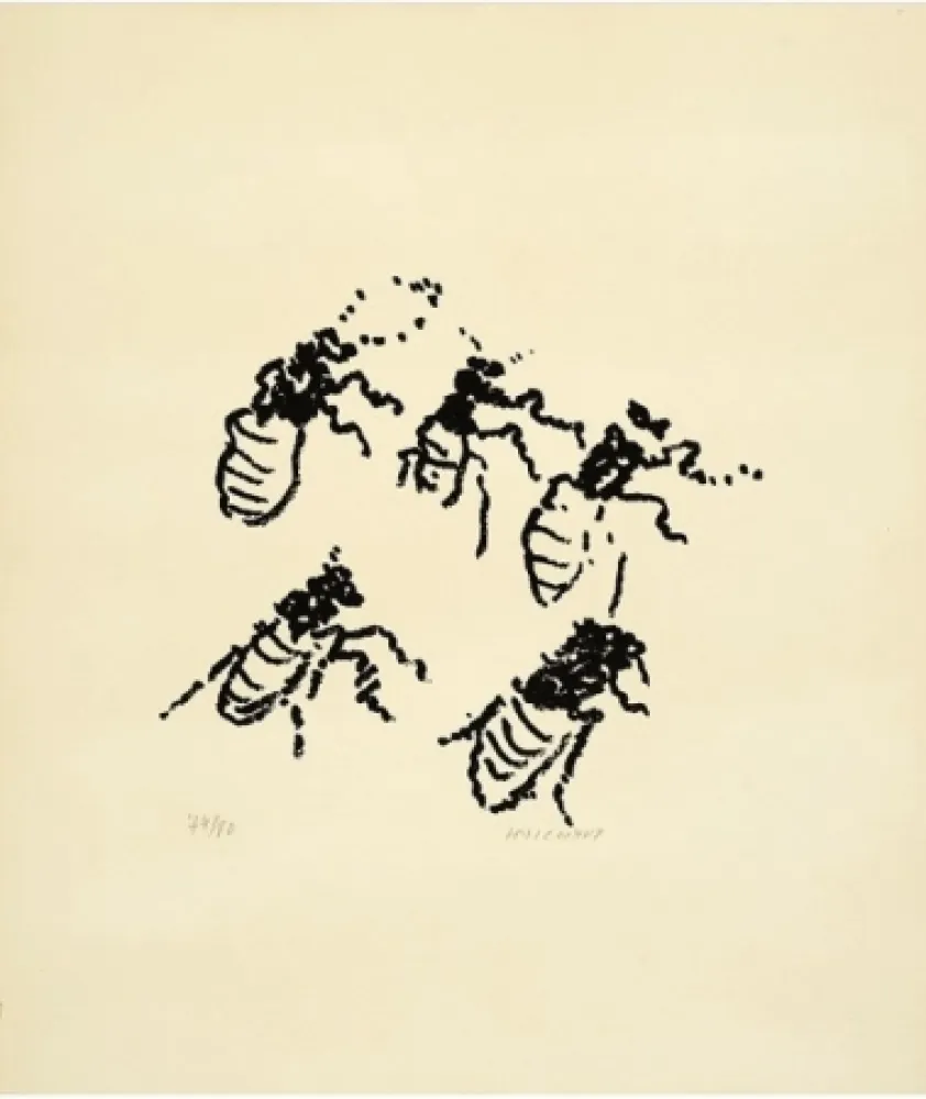 Lithograph Michaux - Par la voie des rythmes, planche X