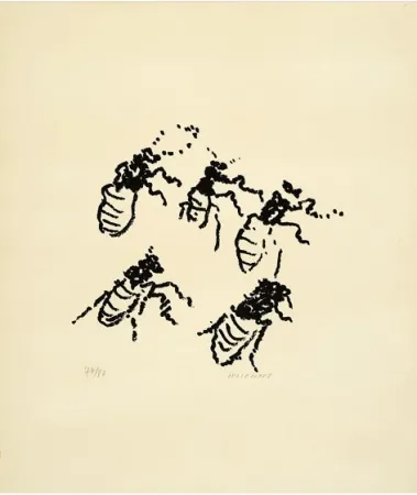 Lithograph Michaux - Par la voie des rythmes, planche X