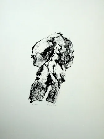 Lithograph Michaux - Sans titre