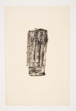 Lithograph Michaux - SANS TITRE, 1974.