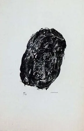 Lithograph Michaux - Sans titre planche 8 