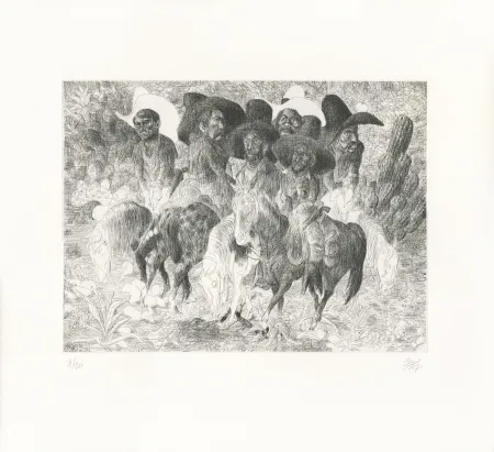 Engraving Micol - La Pandilla