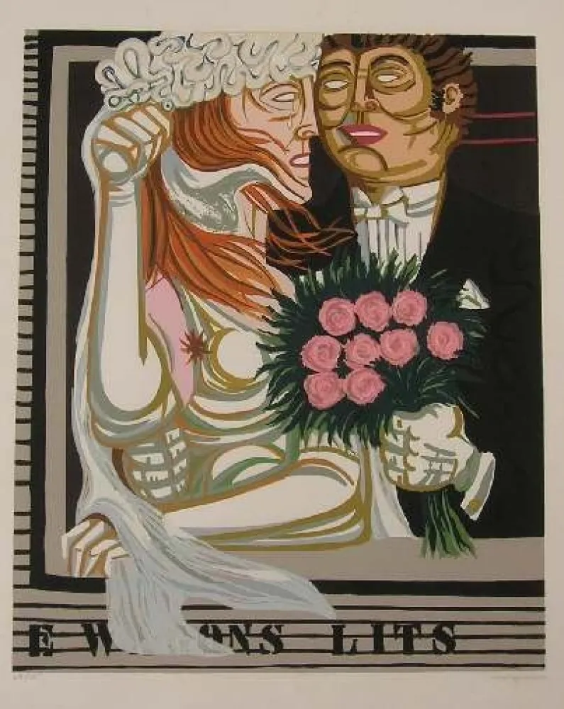 Lithograph Migneco - SENZA TITOLO