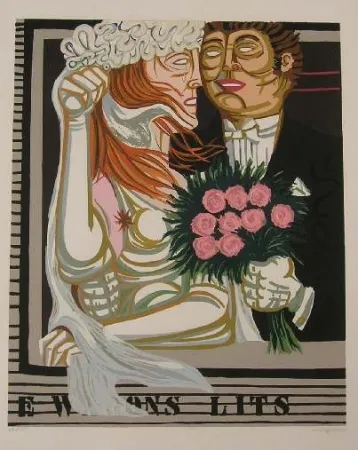 Lithograph Migneco - SENZA TITOLO