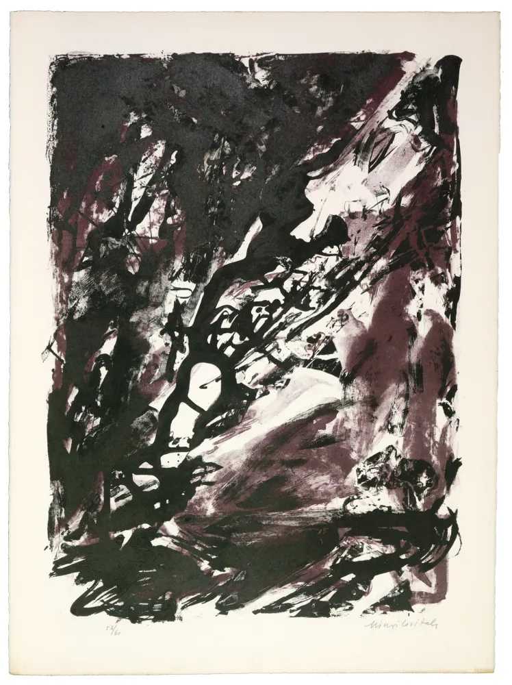 Lithograph Mihailovitch - L'Orage