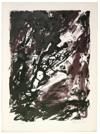 Lithograph Mihailovitch - L'Orage