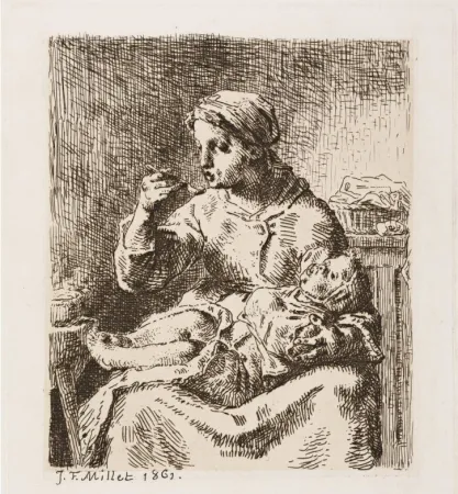 Etching Millet - La bouillie