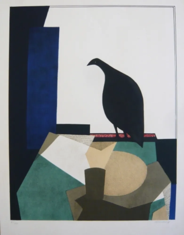 Lithograph Minaux - Amour