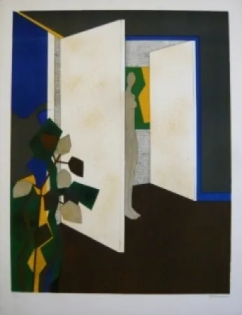 Lithograph Minaux - Double étoile