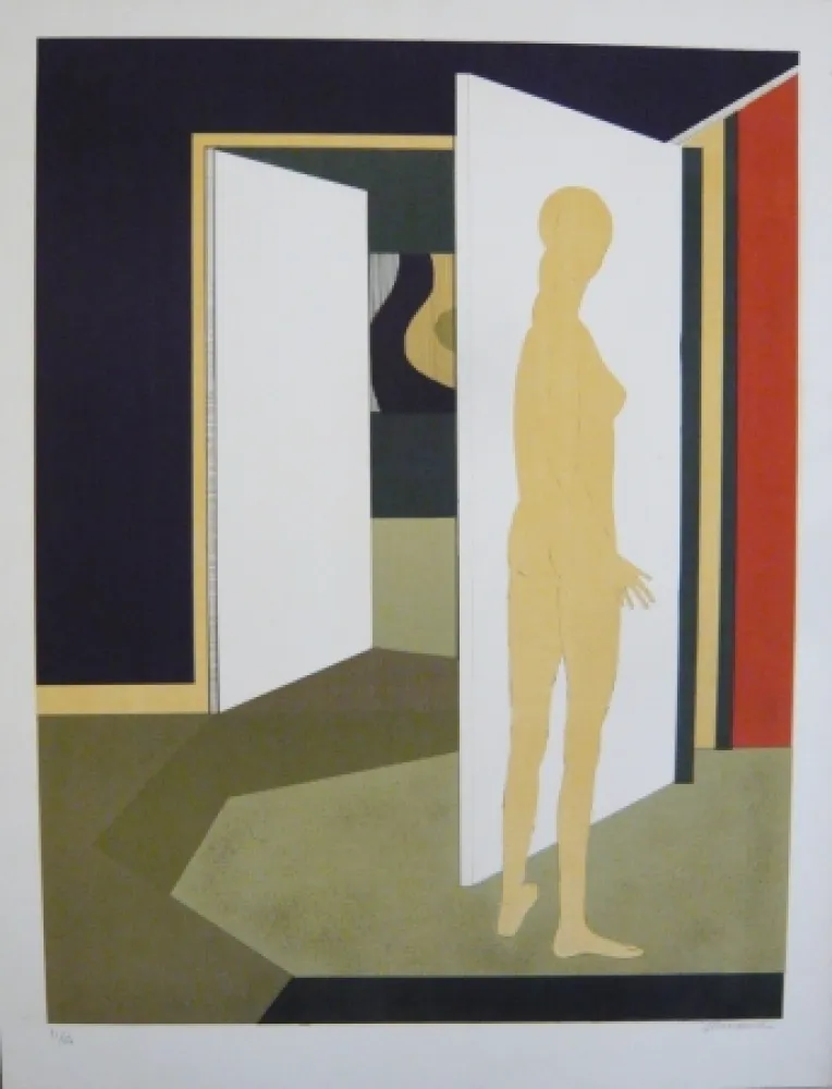 Lithograph Minaux - Vénus