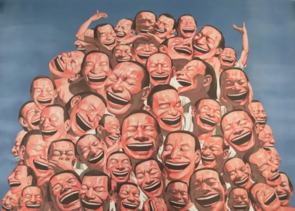 Lithograph Minjun - Sans titre