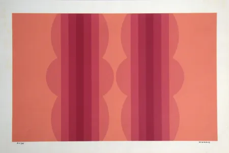 Screenprint Miodrag - Composition Kinetic