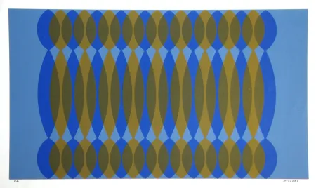 Screenprint Miodrag - Composition Kinetic