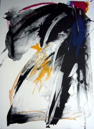 Lithograph Miotte - Ballade