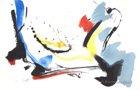 Lithograph Miotte - Poétique