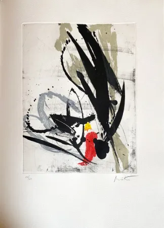 Engraving Miotte - Près des murs