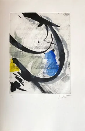 Engraving Miotte - Près des murs