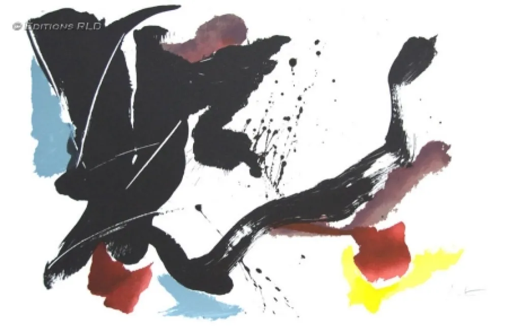 Lithograph Miotte - Univers